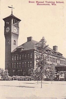 <i>Stout Manual Training School, Menominie, Wis.</i> image. Click for full size.