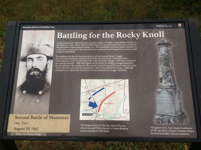 Battling for the Rocky Knoll Marker image. Click for full size.