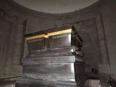 Sarcophagus of President and Mrs. McKinley image. Click for full size.