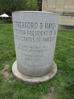 Rutherford B. Hayes Marker image. Click for full size.