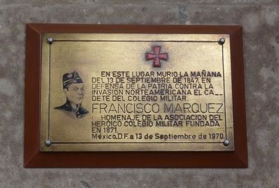 Francisco Marquez, Child Hero of Mexico Marker image. Click for full size.