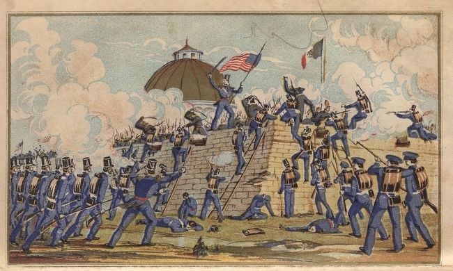 Battle of Chapultepec image. Click for full size.