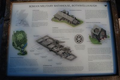 Roman Military Bathhouse, Bothwellhaugh Marker image. Click for full size.