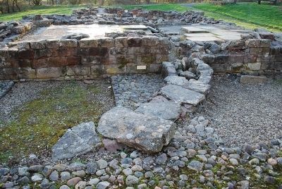 Roman Military Bathhouse, Bothwellhaugh image. Click for full size.