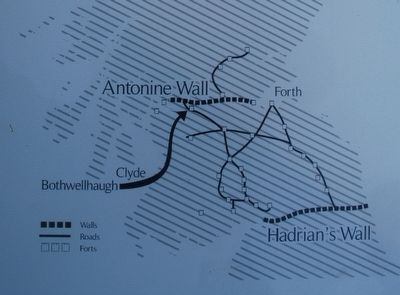 Antonine Wall & Hadrian's Wall Map. Click for full size. Antonine Wall & Hadrian's Wall Map image. Click for full size.