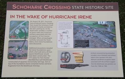 In the Wake of Hurricane Irene Marker image. Click for full size.