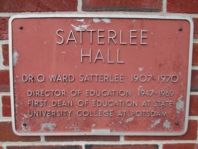 Satterlee Hall Marker image. Click for full size.