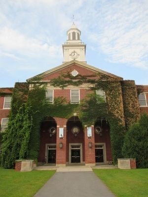 Satterlee Hall & Marker image. Click for full size.