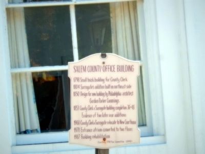 Salem County Office Building Marker image. Click for full size.