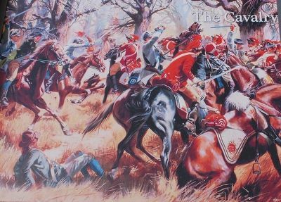 The Cavalry (Dragoons) at Cowpens Marker image. Click for full size.