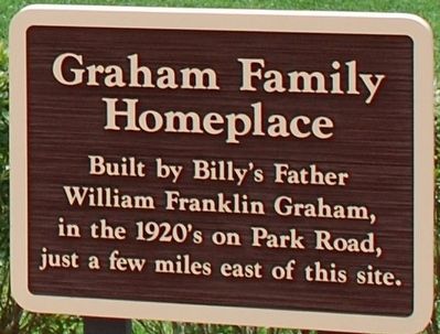 Graham Family Homeplace Marker image. Click for full size.