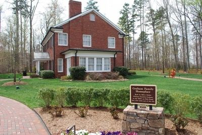 Graham Family Homeplace Marker. Click for full size. Graham Family Homeplace Marker image. Click for full size.