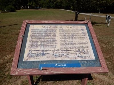 Church Landing Road Marker image. Click for full size.