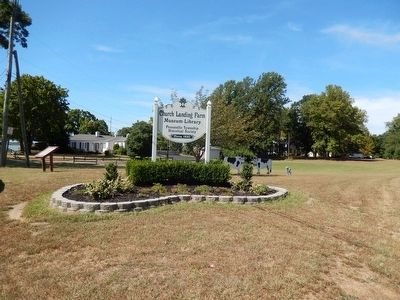 Church Landing Road Marker image. Click for full size.