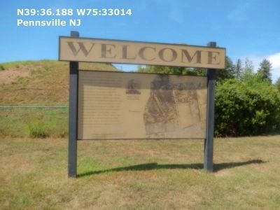 Welcome sign to Fort Mott image. Click for full size.