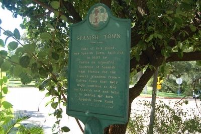 Spanish Town Marker image. Click for full size.