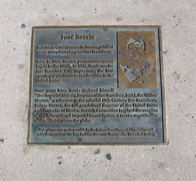 Jose Sarria Marker image. Click for full size.