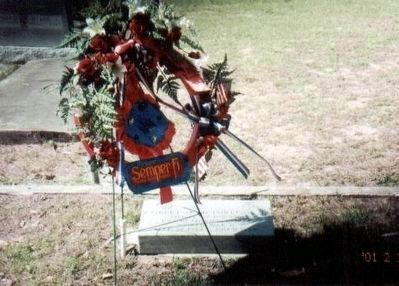 Robert M. McTureous Jr. Medal of Honor grave marker image. Click for full size.