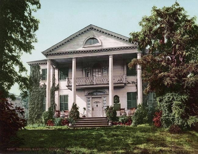 <i>The Jumel Mansion, Washington Heights, New York. </i> image. Click for full size.