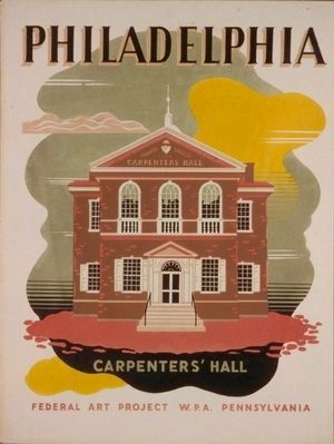 <i>Philadelphia - Carpenters' Hall</i> image. Click for full size.