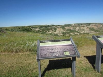 Invader on the Badlands Marker. Click for full size. Invader on the Badlands Marker image. Click for full size.