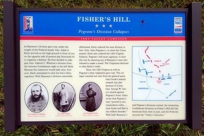 Fishers Hill Marker image. Click for full size.