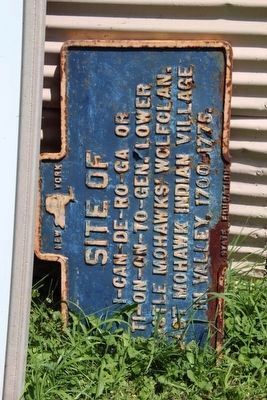 Site of Last Mohawk Indian Village Marker image. Click for full size.