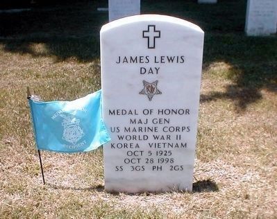 James L. Day-Medal of Honor grave marker image. Click for full size.