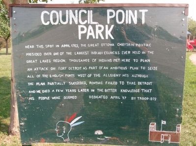 Council Point Park Marker image. Click for full size.