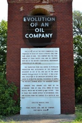 Evolution of an Oil Company Marker image. Click for full size.