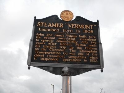 Vermont / Steamer "Vermont" Marker image. Click for full size.