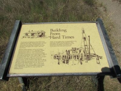 Building From Hard Times Marker image. Click for full size.