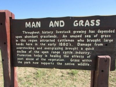 Man and Grass Marker image. Click for full size.