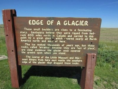 Edge of a Glacier Marker image. Click for full size.