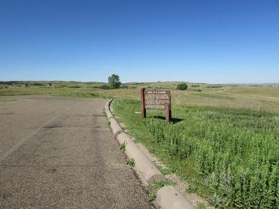 Marker in Theodore Roosevelt National Park image. Click for full size.