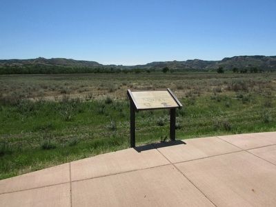 Marker in Theodore Roosevelt National Park image. Click for full size.