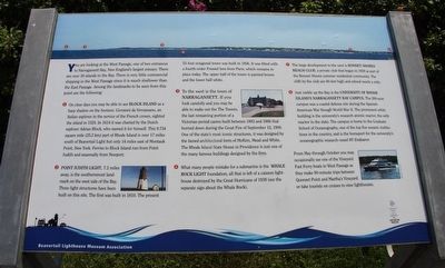 The West Passage to Narragansett Bay Marker image. Click for full size.