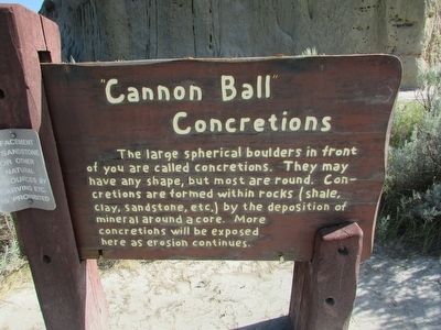 “Cannon Ball” Concretions Marker image. Click for full size.