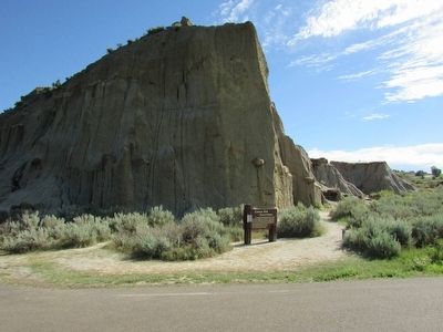 Marker in Theodore Roosevelt National Park image. Click for full size.