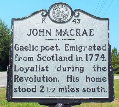 John MacRae Marker image. Click for full size.