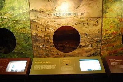 Cumberland Gap Visitor Center- Two Armies Struggling for Control. Click for full size. Cumberland Gap Visitor Center- Two Armies Struggling for Control image. Click for full size.