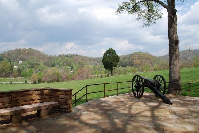 Cumberland Gap Visitor Center Cannon image. Click for full size.
