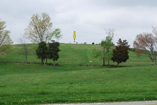 On this Spot Brig. Gen. James S. Jackson Fell Marker image. Click for full size.