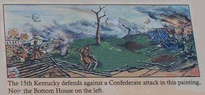 The 15th Kentucky Infantry (US) Marker. Click for full size. The 15th Kentucky Infantry (US) Marker image. Click for full size.