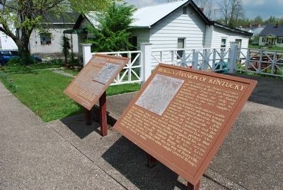 Bragg's Invasion of Kentucky Marker. Click for full size. Bragg's Invasion of Kentucky Marker image. Click for full size.