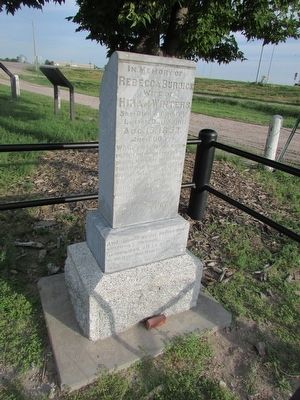 Winters Marker (Reverse Side) image. Click for full size.