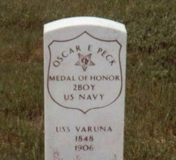 Oscar E. Peck Grave Marker image. Click for full size.