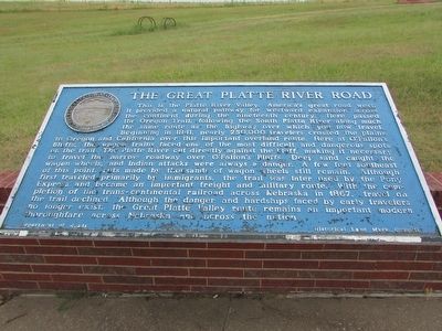 The Great Platte River Road Marker image. Click for full size.