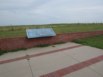 Crossing the Overland Trail Marker. Click for full size. Crossing the Overland Trail Marker image. Click for full size.