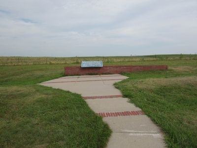 Crossing the Overland Trail Marker. Click for full size. Crossing the Overland Trail Marker image. Click for full size.